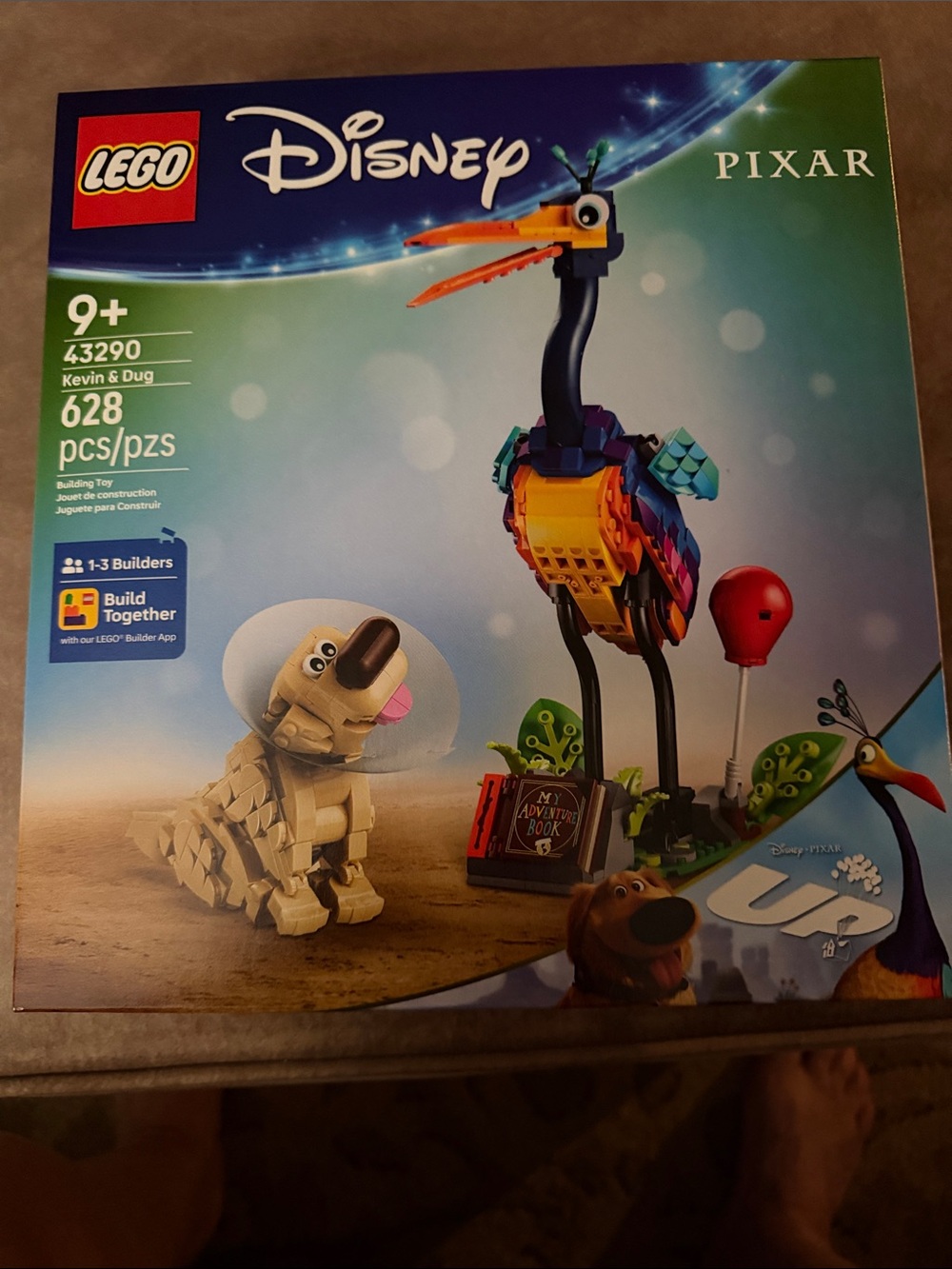 Lego Disney Pixar Multicolor Kevin Bird with Tan Dug Dog